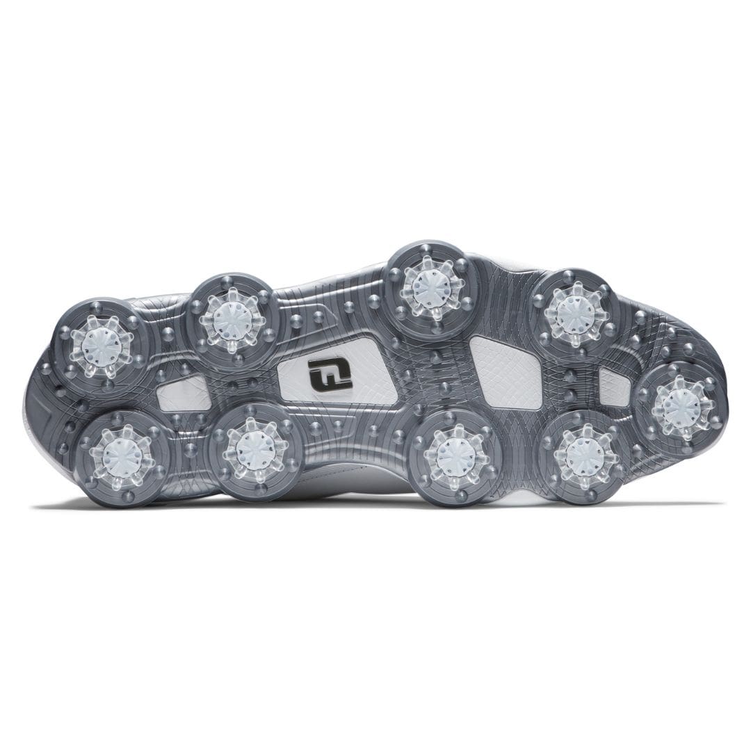 Footjoy Tour Alpha Golf Shoes (White, White & Silver)
