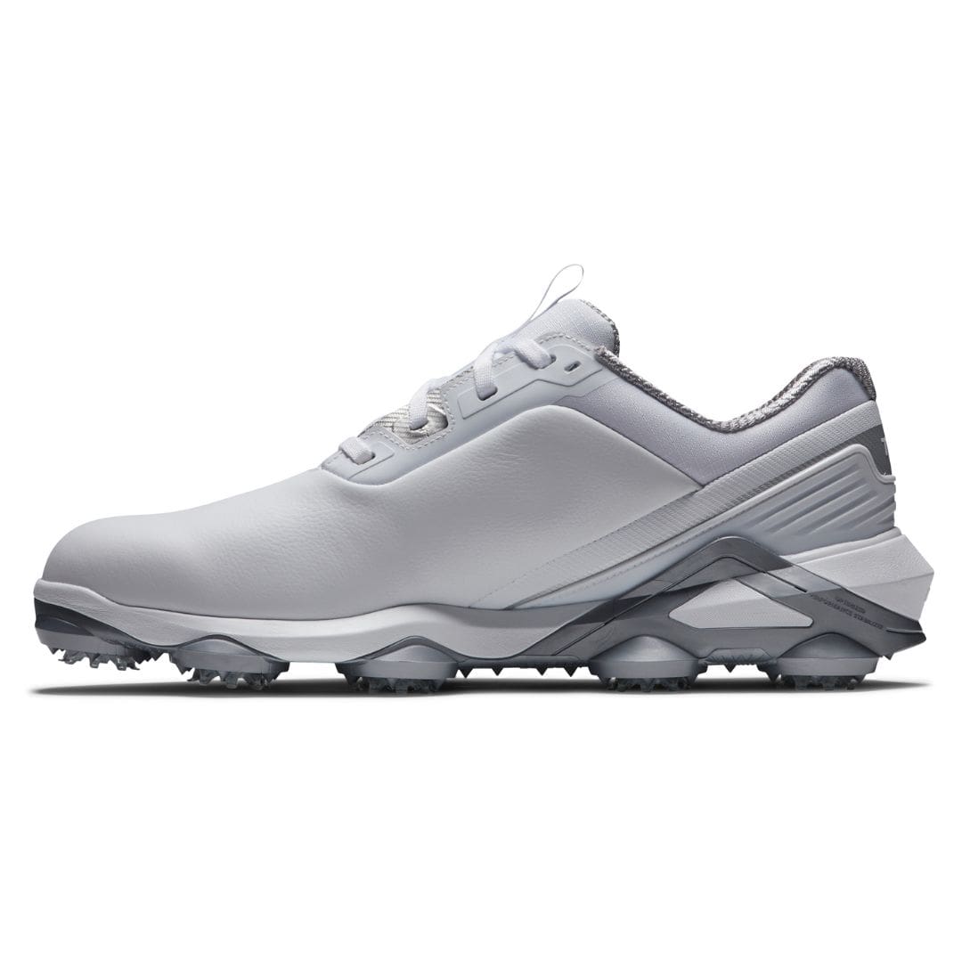 Footjoy Tour Alpha Golf Shoes (White, White & Silver)