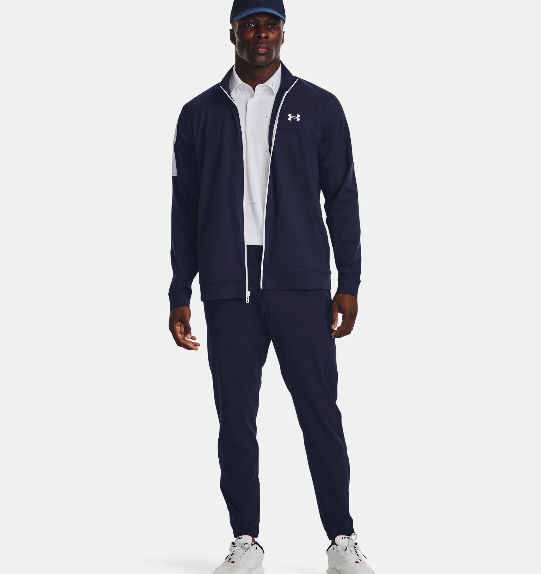Under Armour Mens Storm Midlayer Full Zip (Midnight Navy)