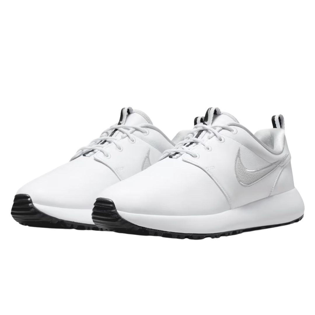 Nike Air Max Roshe G Premium Golf Shoe - White, White & Black