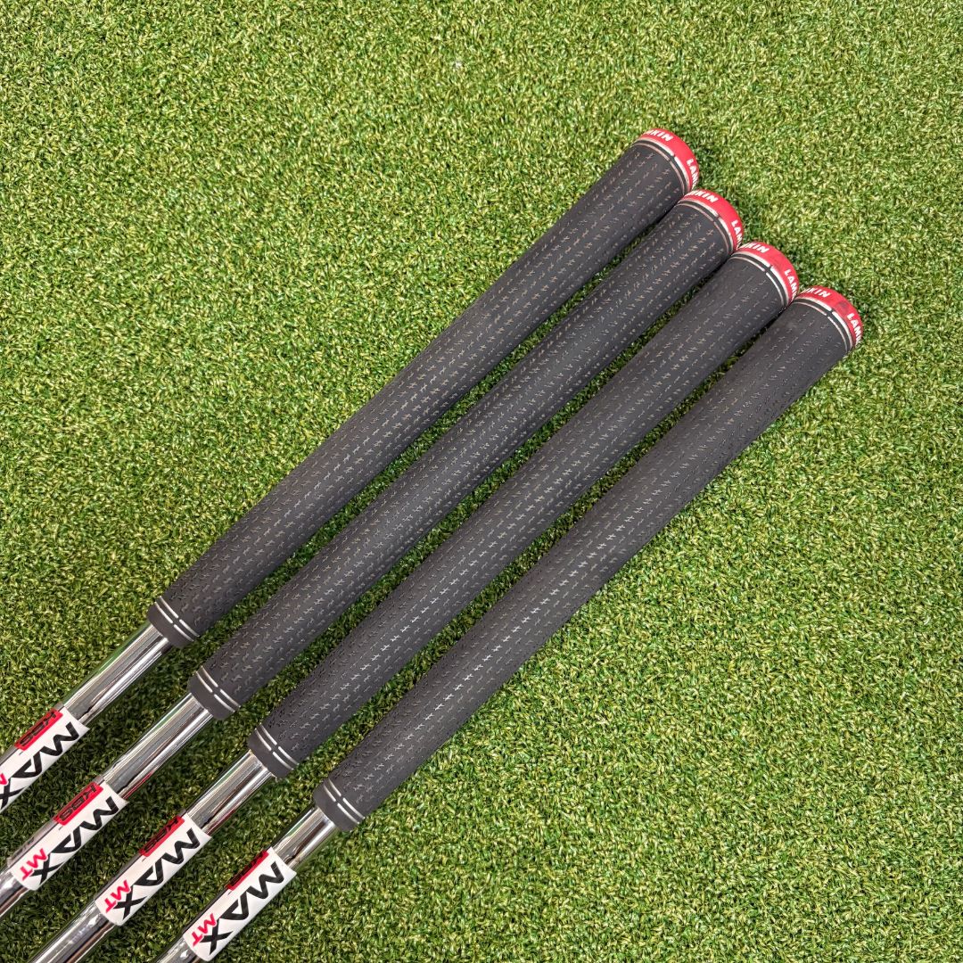 TaylorMade Qi Irons - 9 Iron, PW, AW & SW - KBS Max MT 85g Regular - Lamkin Crossline Midsize Grips