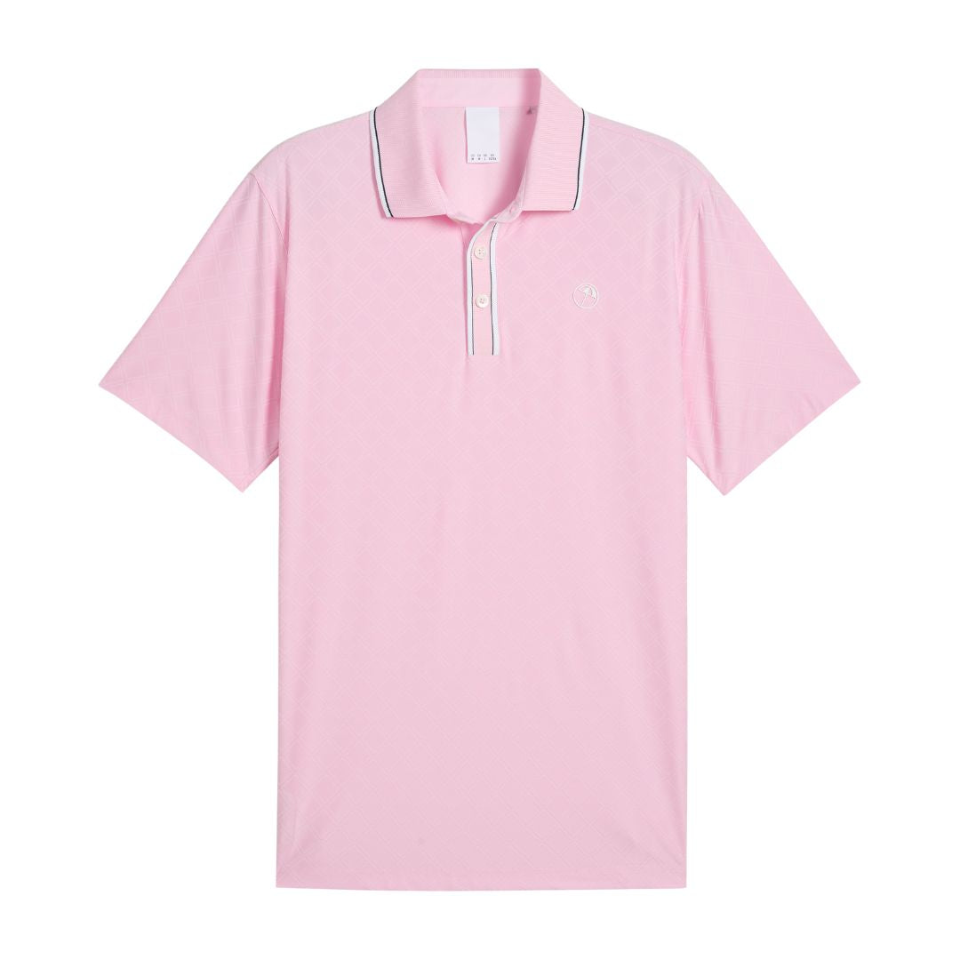 Puma x Arnold Palmer Tipped Jacquard Golf Polo Shirt