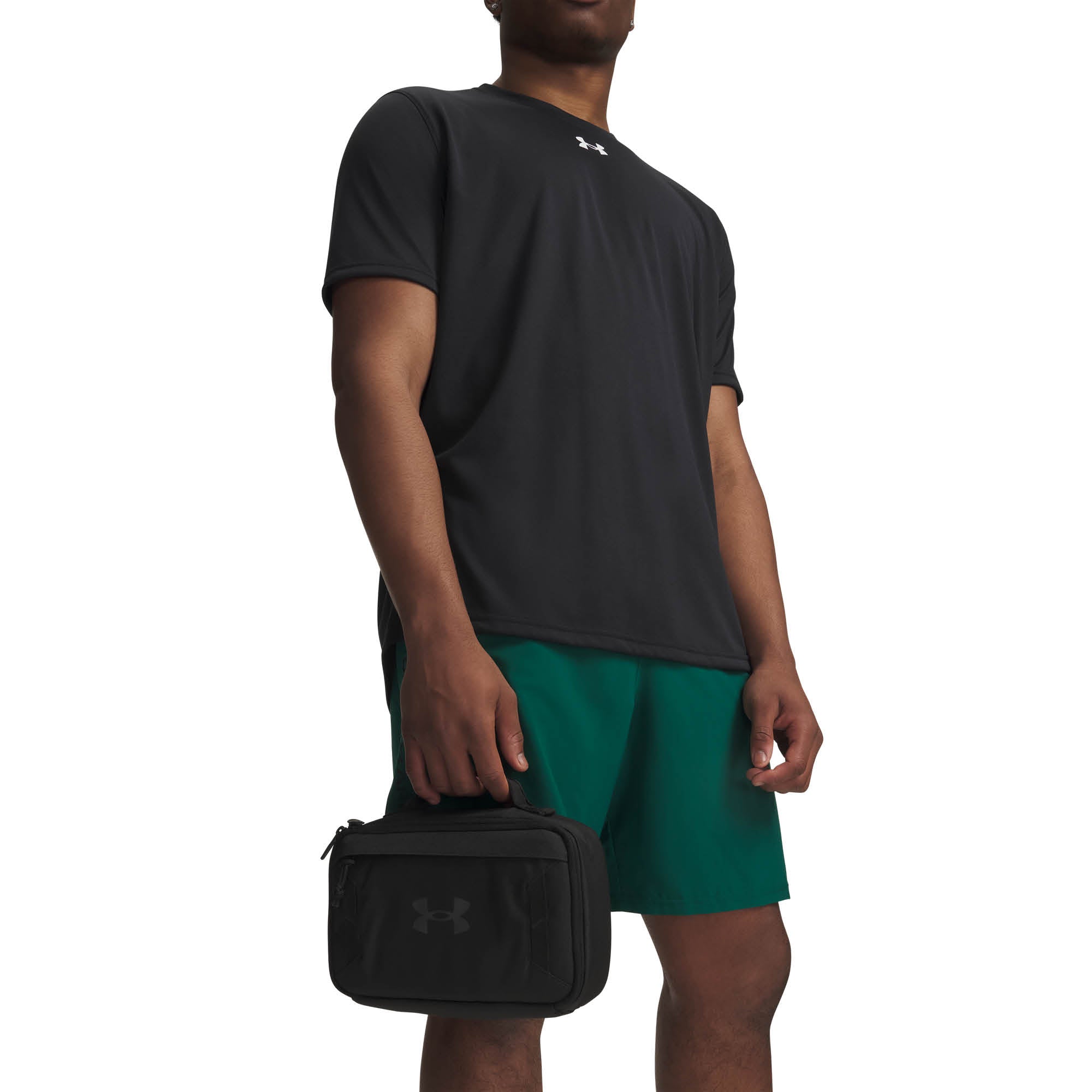 Under Armour Hustle Travel Kit - Black & Castlerock
