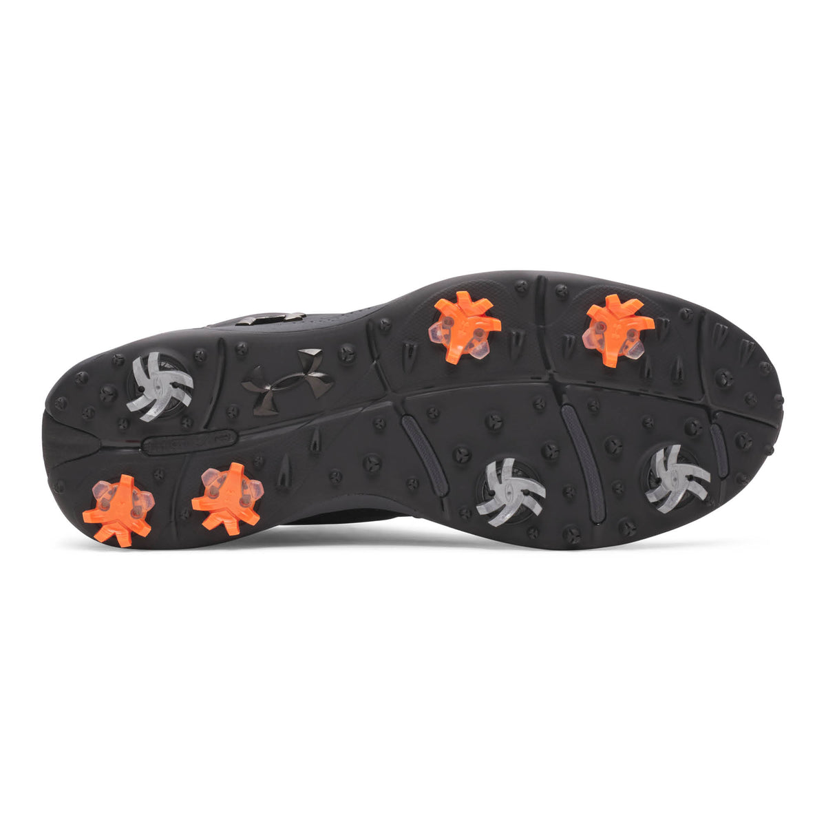 Under Armour Drive Winterized Spiked Golf Boots - Anthracite, Clay Green & Metallic Gun Metal