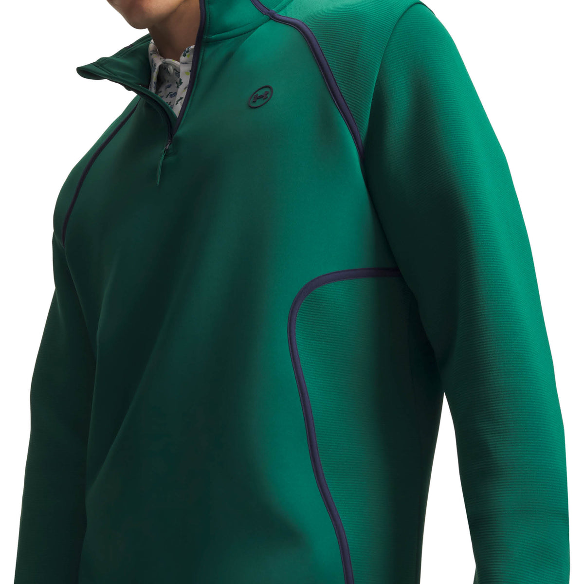 Under Armour Drive Golf Midlayer - Campus Ivy & Midnight Navy