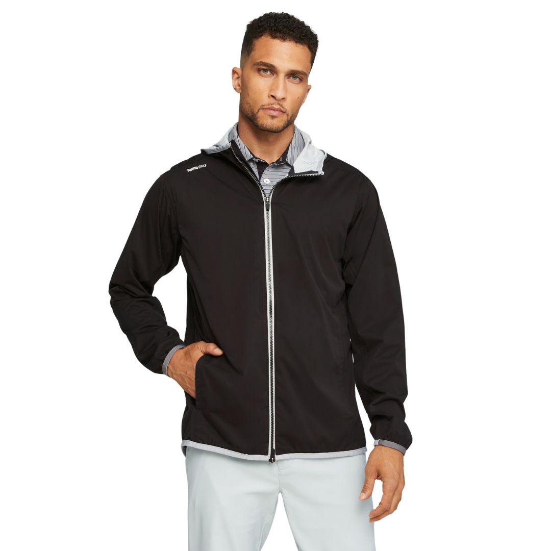 Puma DRYLBL Packable Rain Jacket (Puma Black)