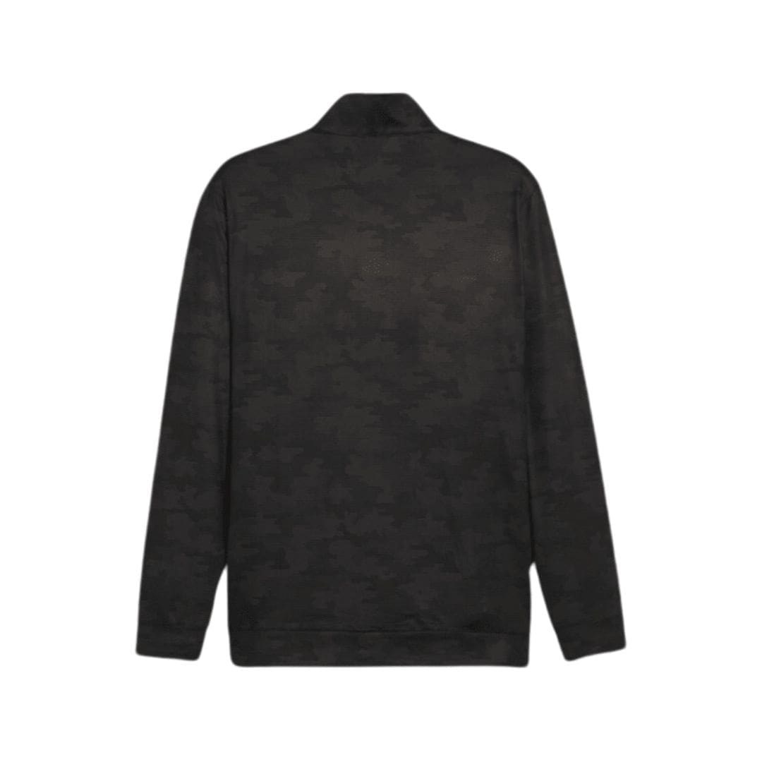 Puma Men's Cloudspun Camo Golf 1/4 Zip Midlayer (Puma Black)