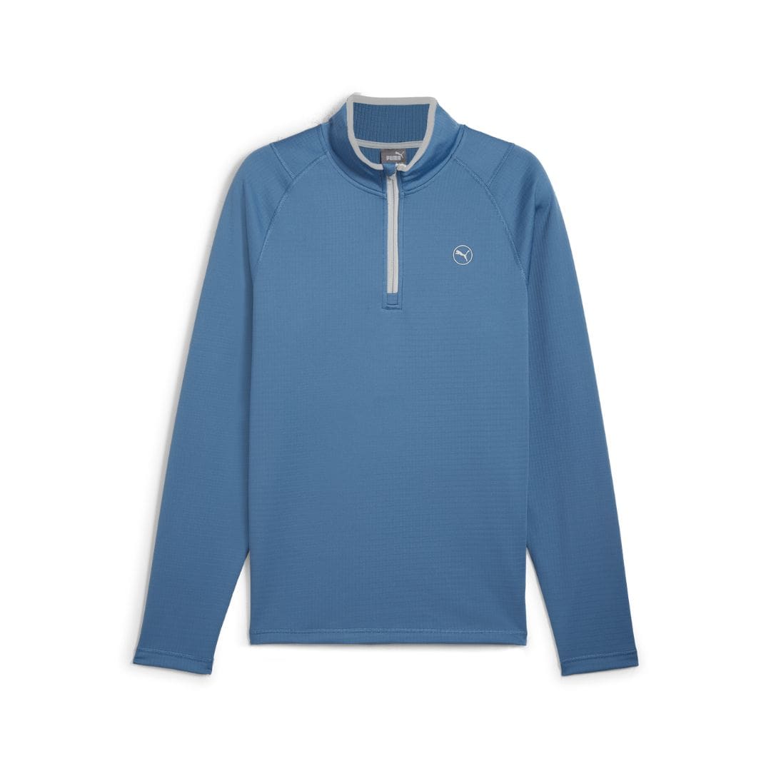 Puma Waffle Fleece 1/4 Zip Golf Midlayer