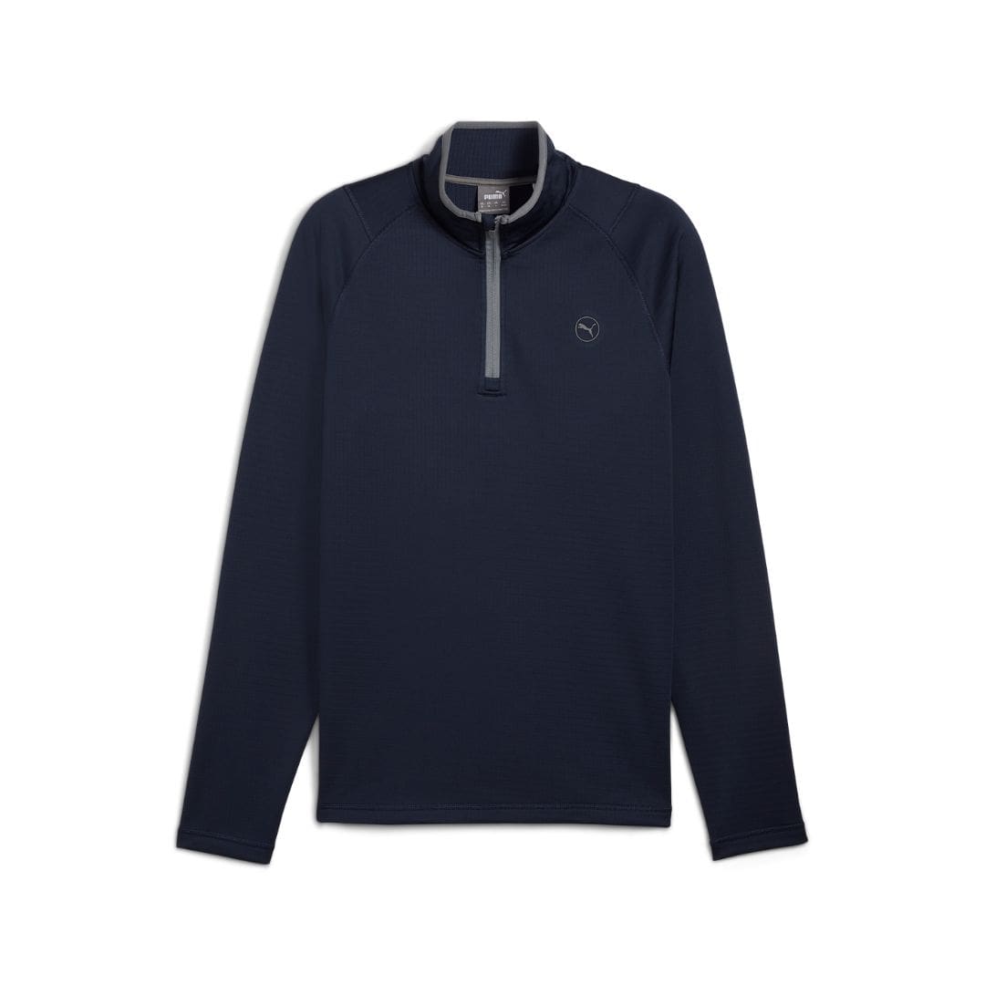 Puma Waffle Fleece 1/4 Zip Golf Midlayer