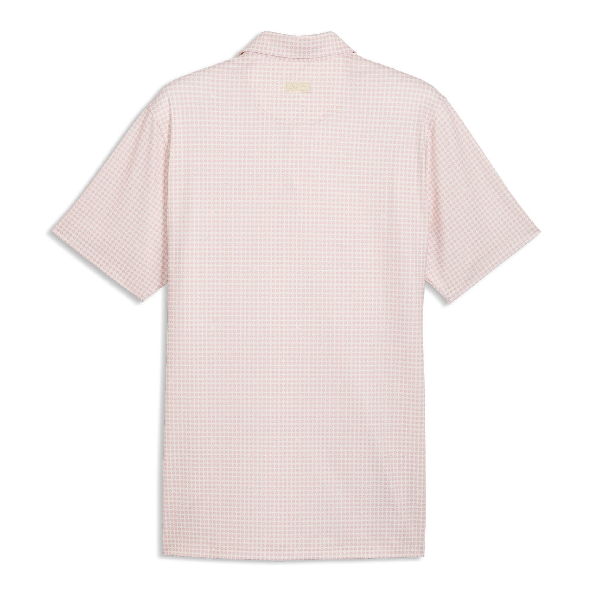 Puma x Arnold Palmer MATTR Geo Golf Polo Shirt - Alpine Snow & Rose Glow