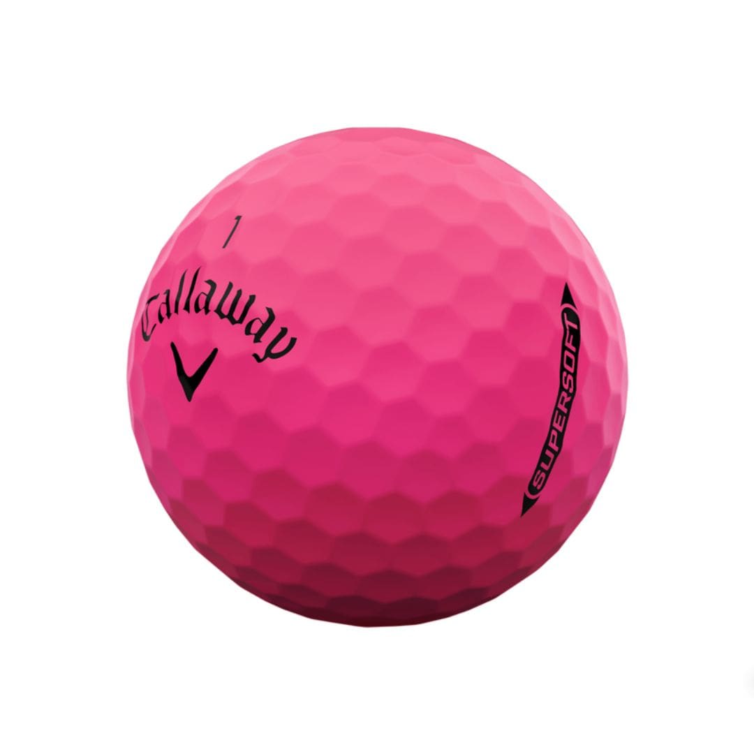 Callaway Supersoft Matte Golf Balls 2025 (Pink)