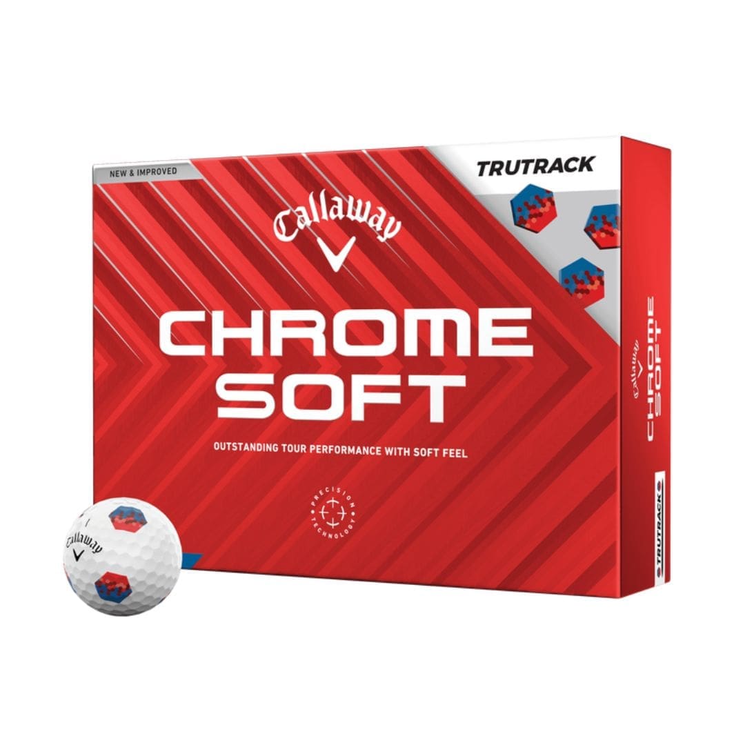 Callaway Chromesoft TruTrack Golf Balls (Blue & Red)
