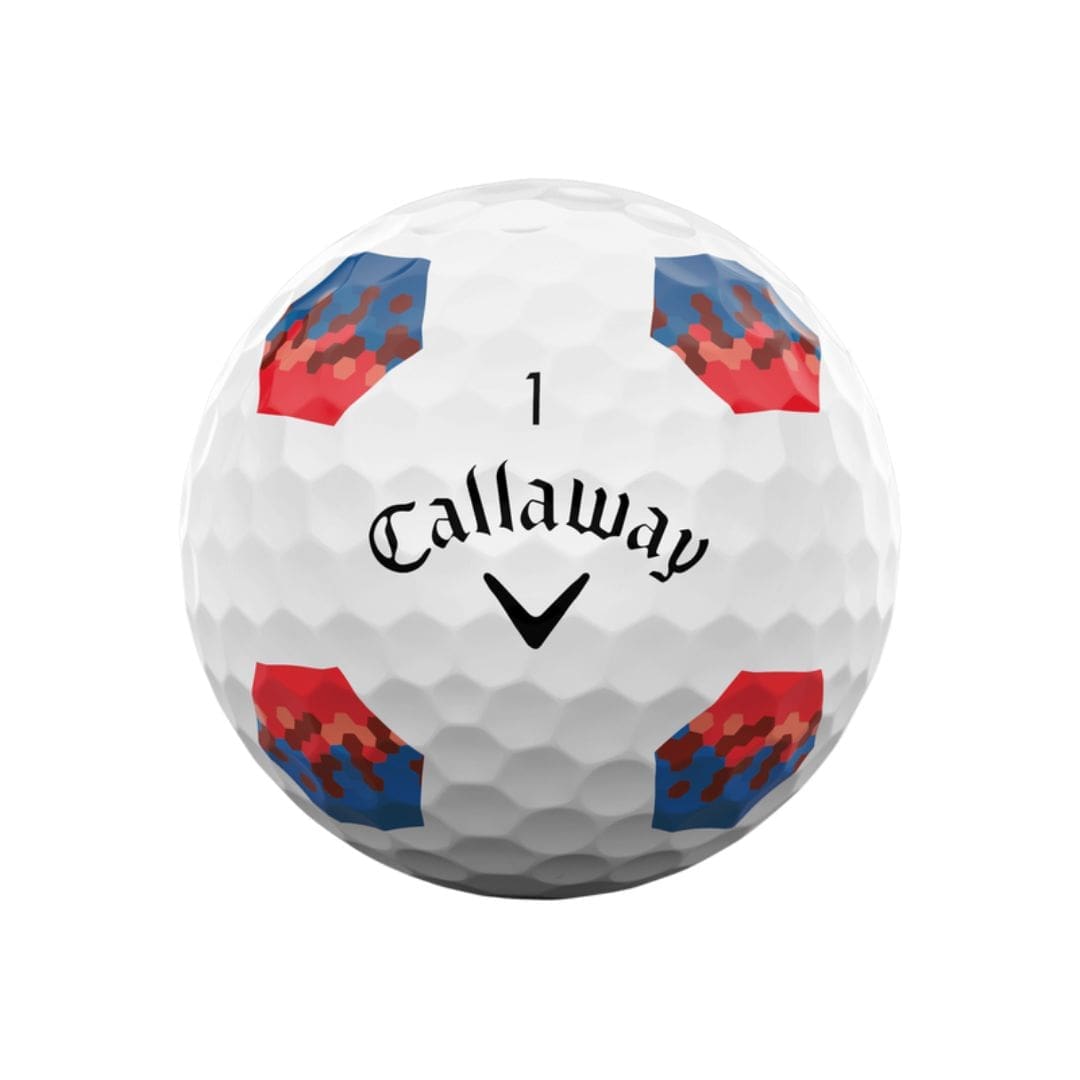 Callaway Chromesoft TruTrack Golf Balls (Blue & Red)