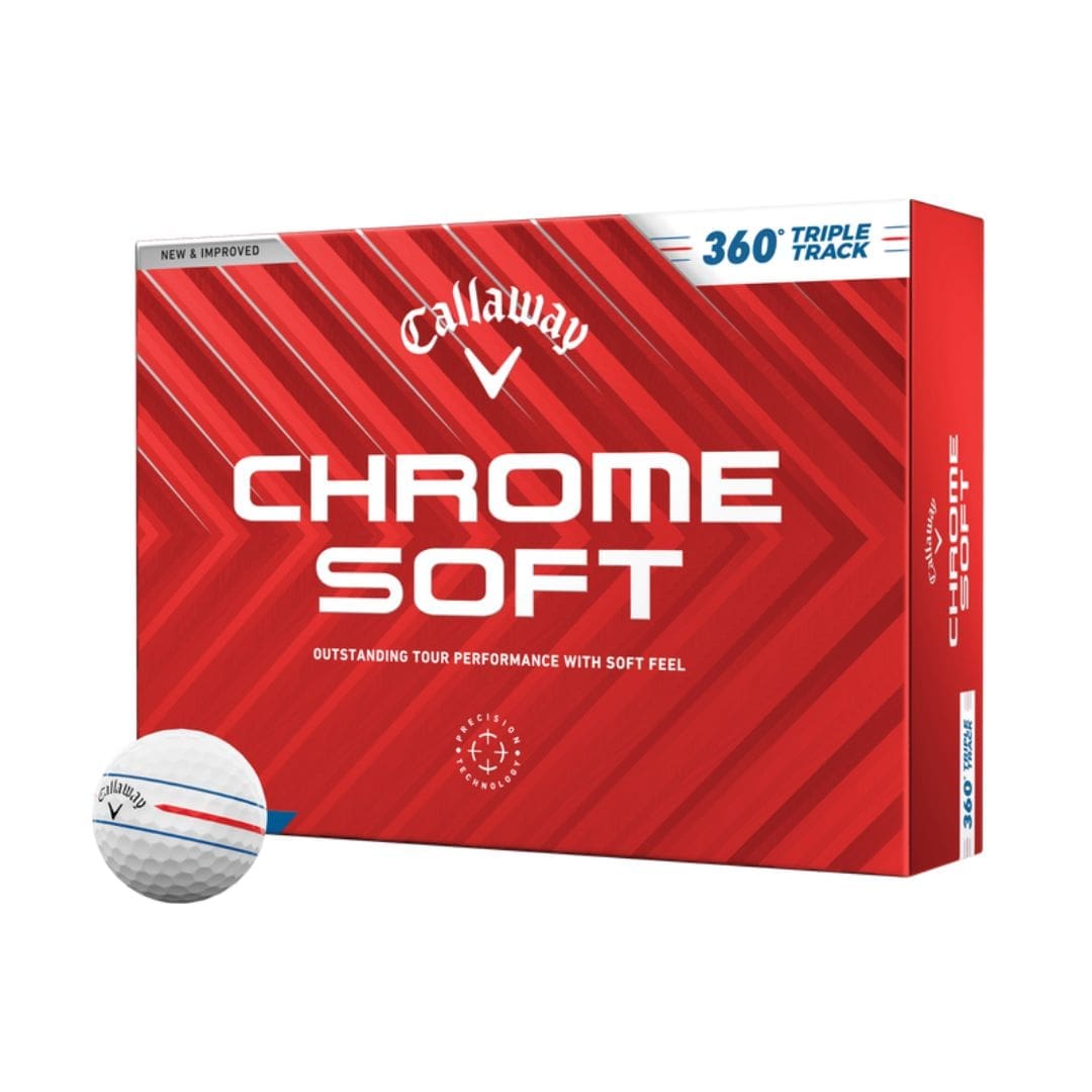 Callaway Chromesoft 360º TripleTrack Golf Balls (White)