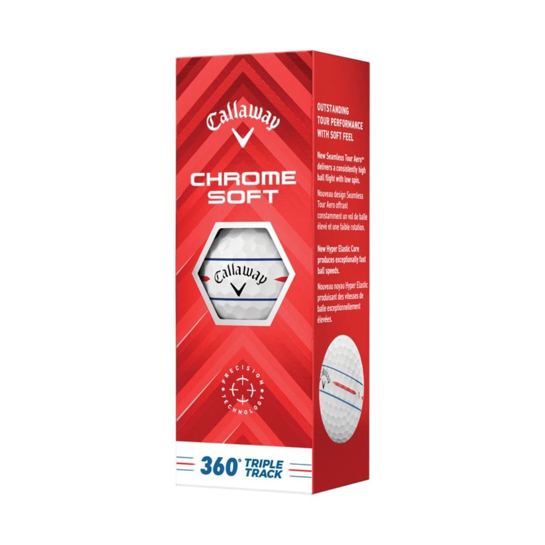 Callaway Chromesoft 360º TripleTrack Golf Balls (White)