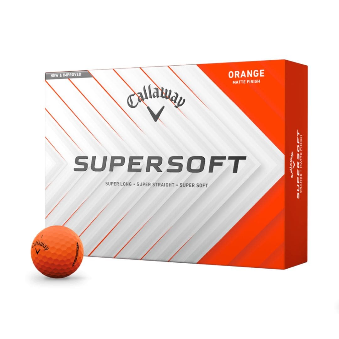 Callaway Supersoft Matte Golf Balls 2025 (Orange)