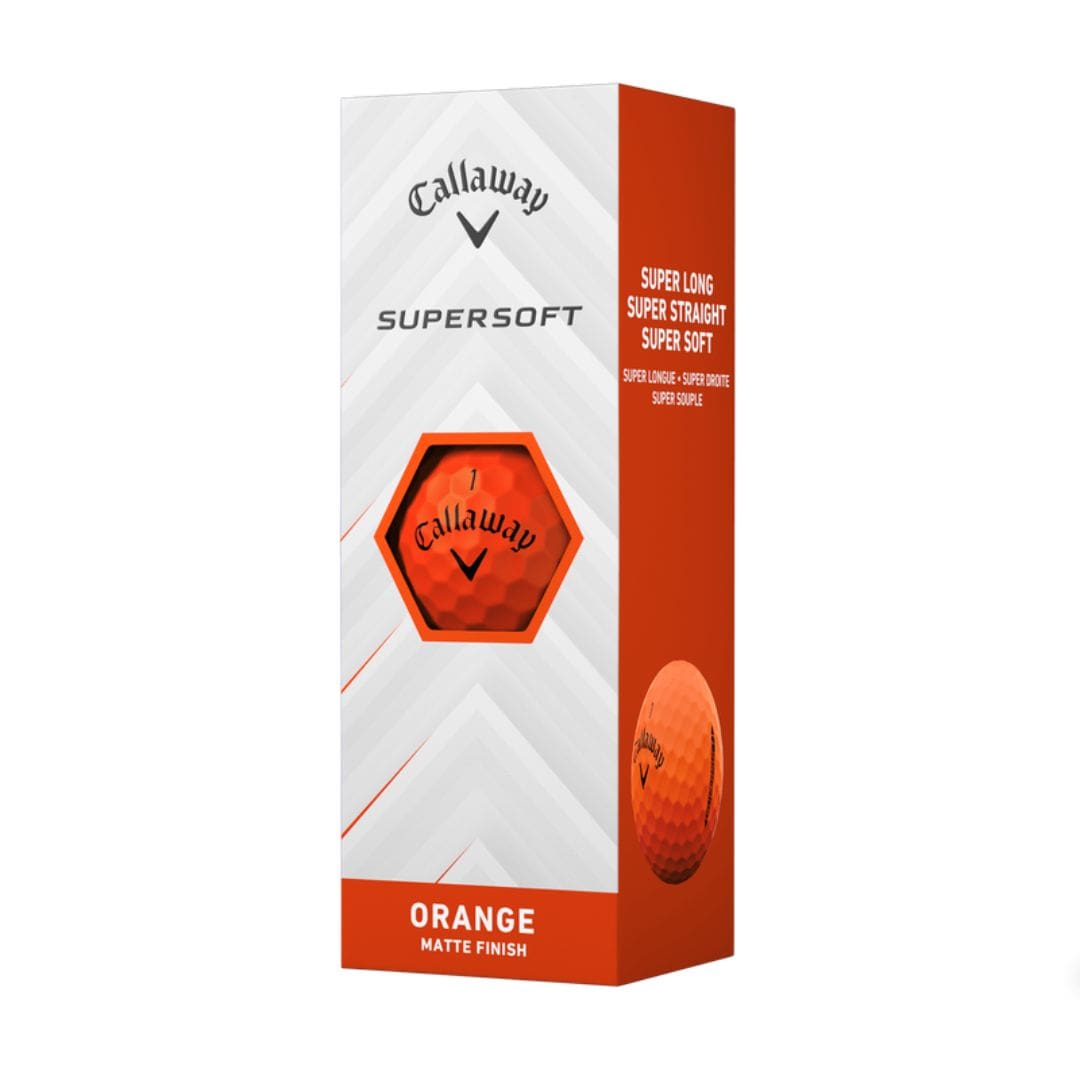 Callaway Supersoft Matte Golf Balls 2025 (Orange)