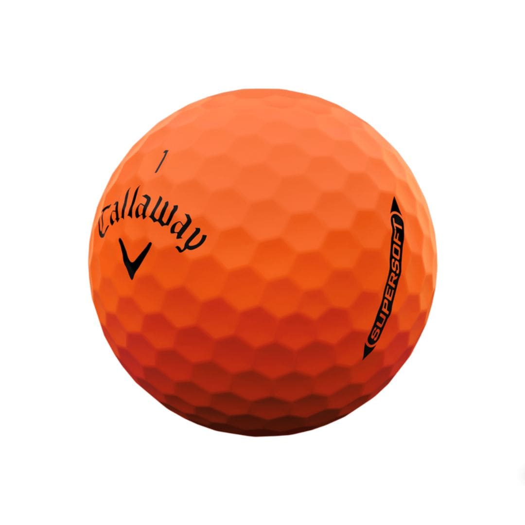 Callaway Supersoft Matte Golf Balls 2025 (Orange)