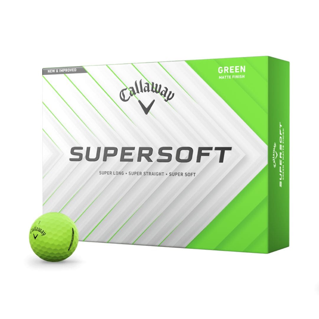 Callaway Supersoft Matte Golf Balls 2025 (Green)