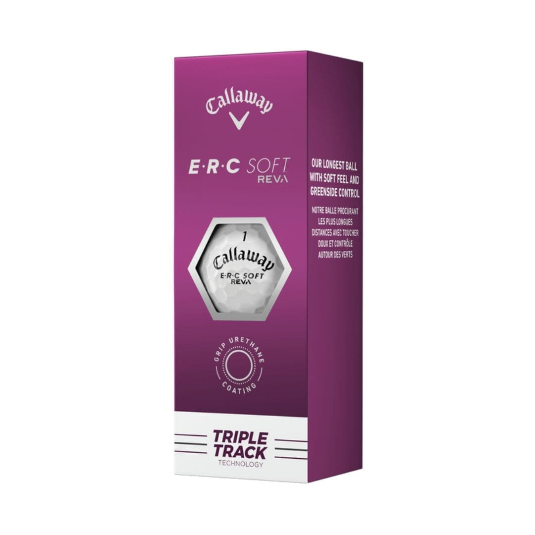 Callaway ERC Soft Reva Triple Track Golf Balls (White)