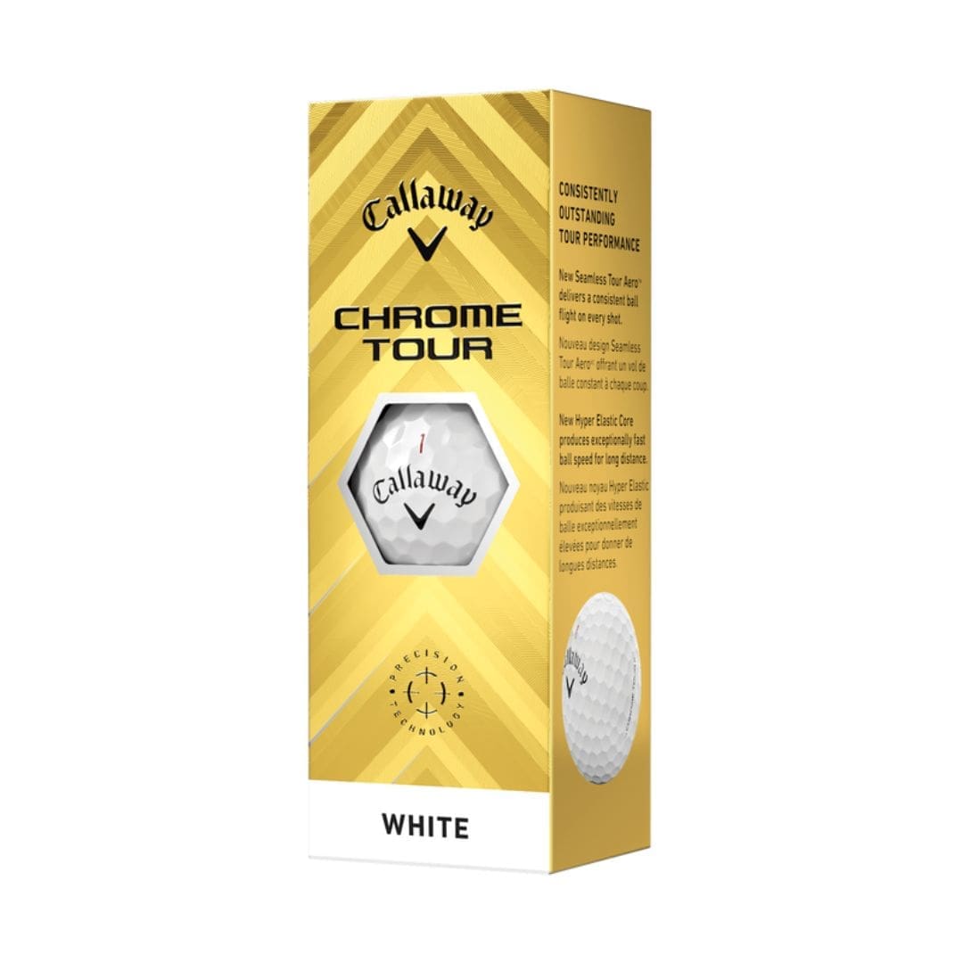 Callaway Chrome Tour Golf Balls (White)