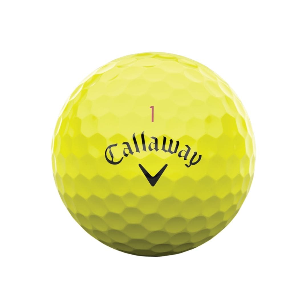 Callaway Chrome Tour Golf Balls (Yellow)