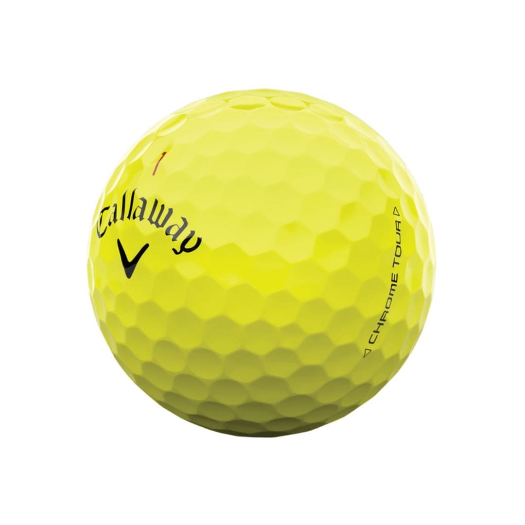 Callaway Chrome Tour Golf Balls (Yellow)