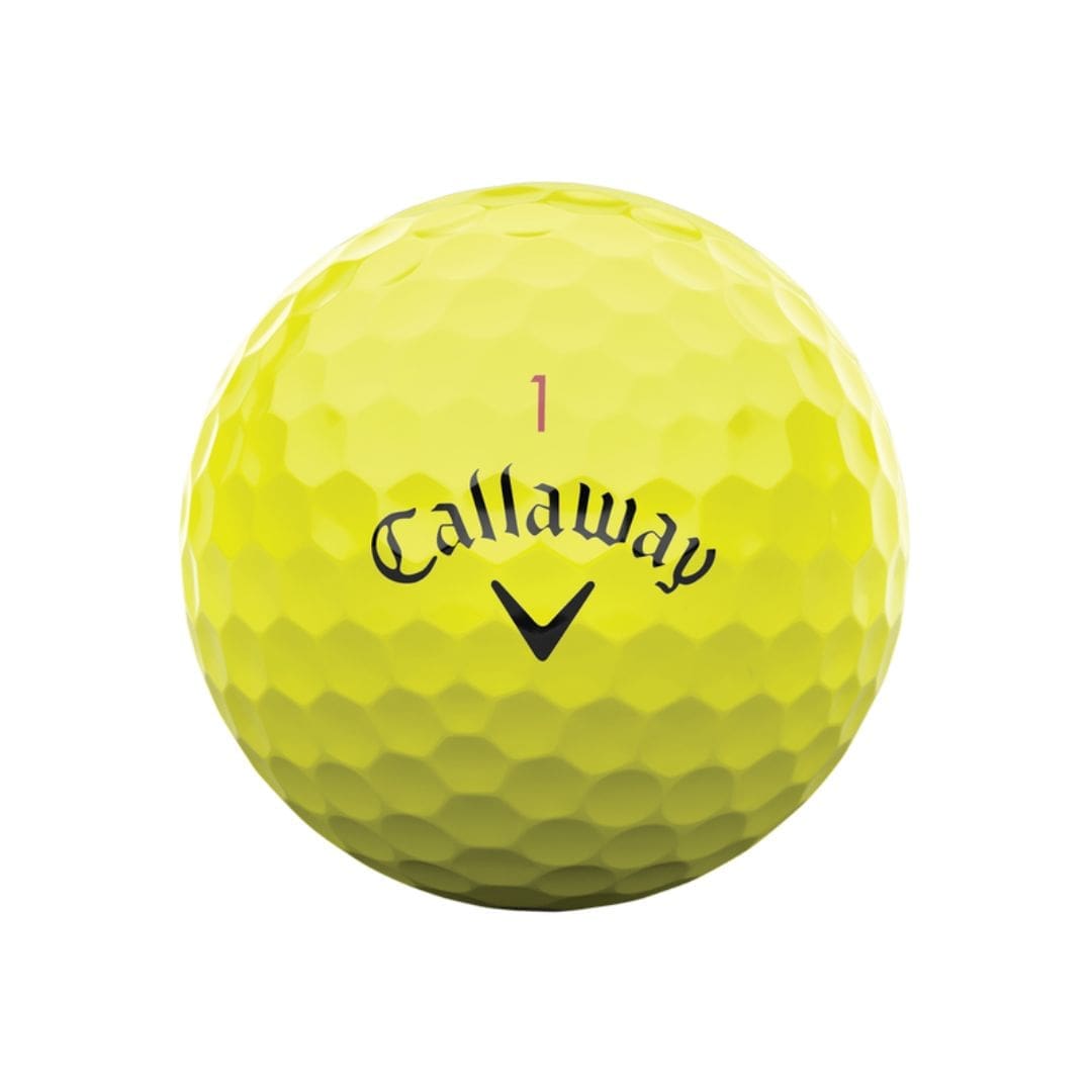 Callaway Chrome Tour X Golf Balls (Yellow)