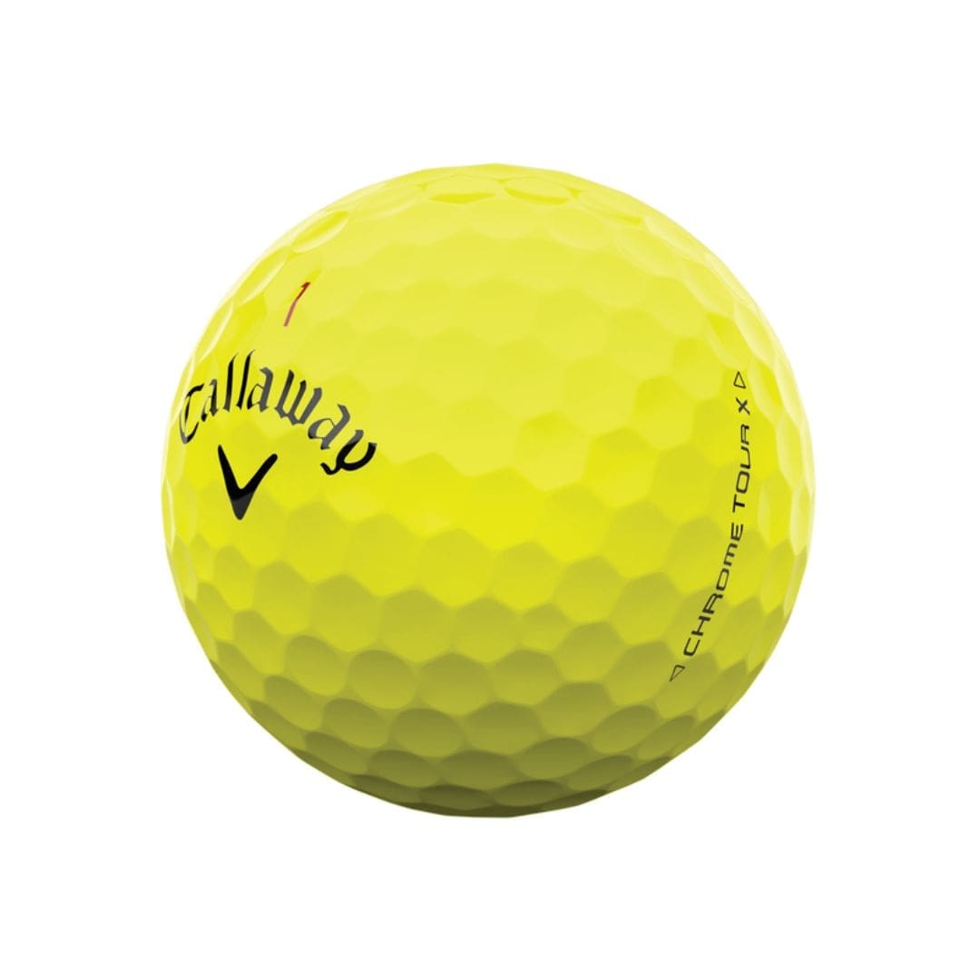 Callaway Chrome Tour X Golf Balls (Yellow)