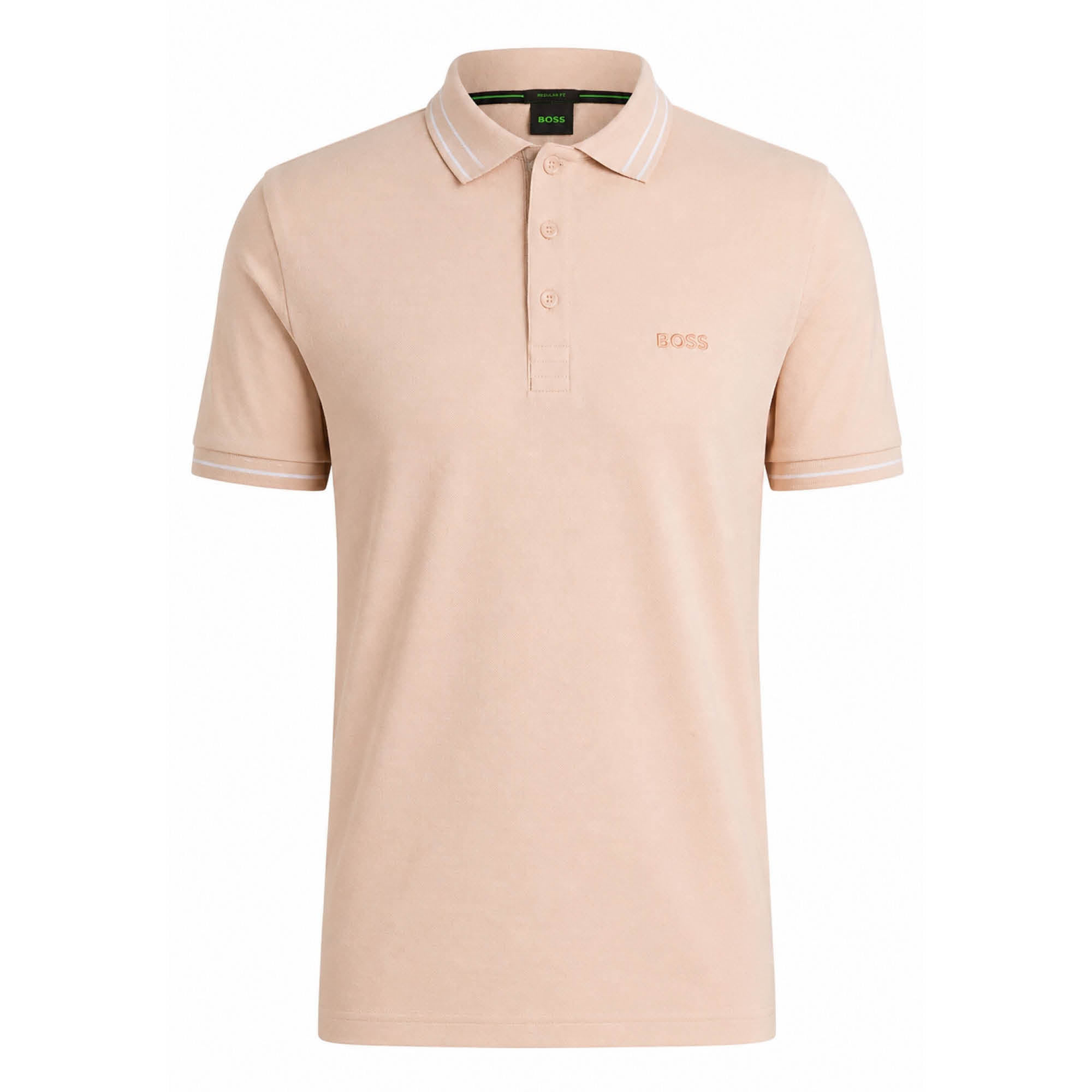 BOSS Paddy Golf Polo Shirt - Light Pastel Orange