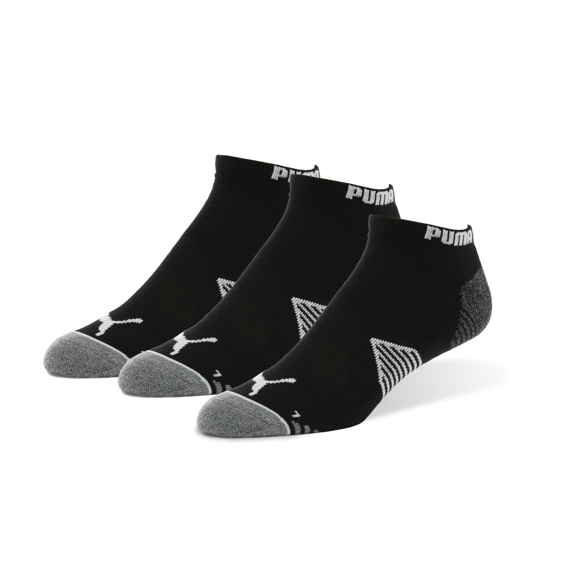Puma Essential Low Cut 3-Pack of Golf Socks (Black)