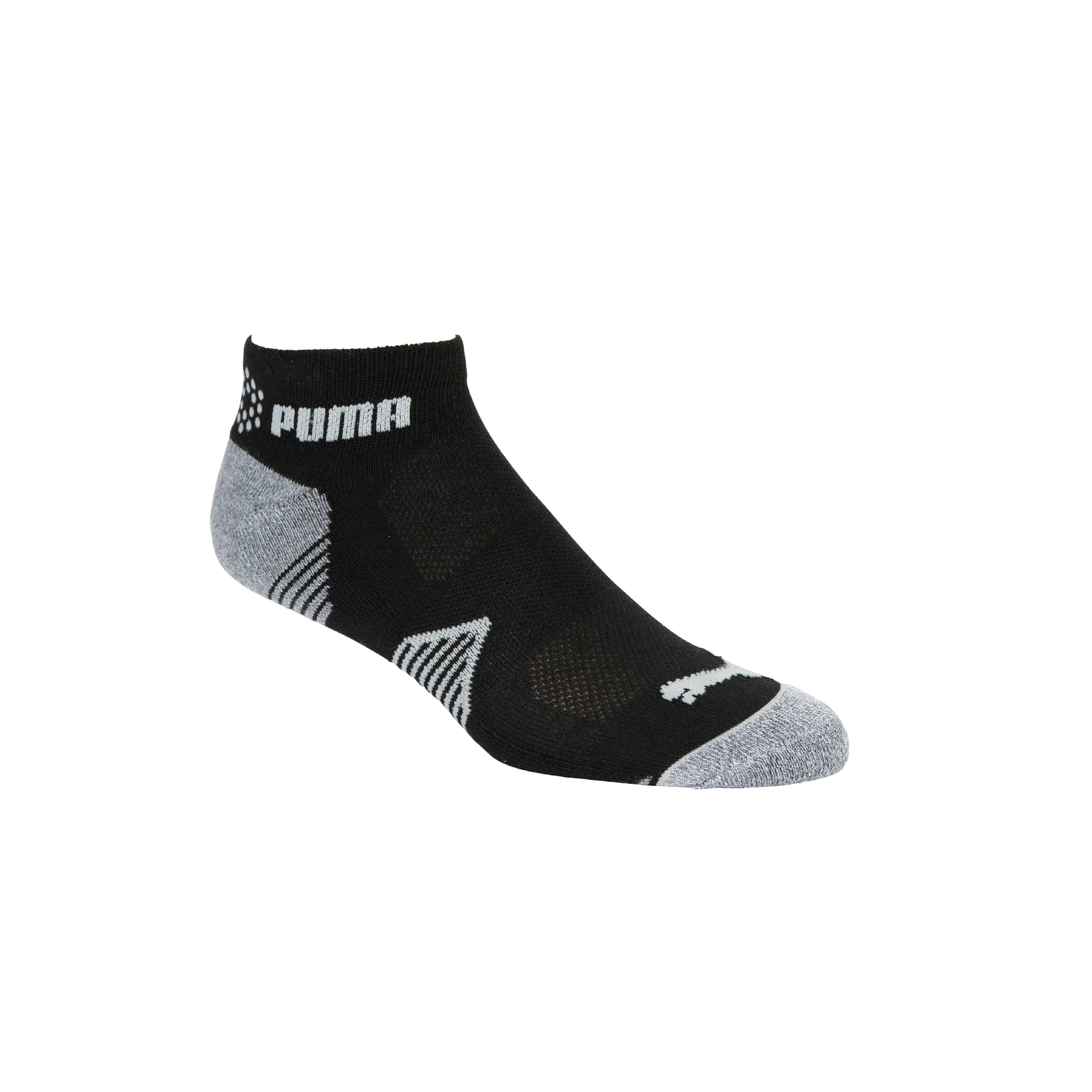 Puma Essential Quarter Cut 3-Pack of Golf Socks (Black)
