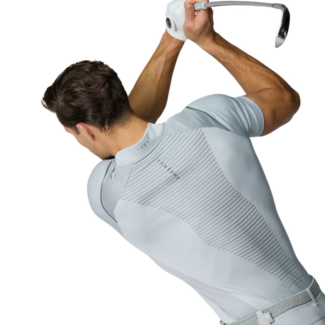 Castore Pinnacle LVS Engineered Knit Golf Polo Shirt