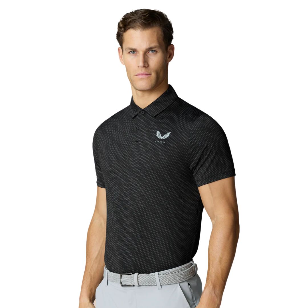 Castore Club Golf Ball Printed Polo