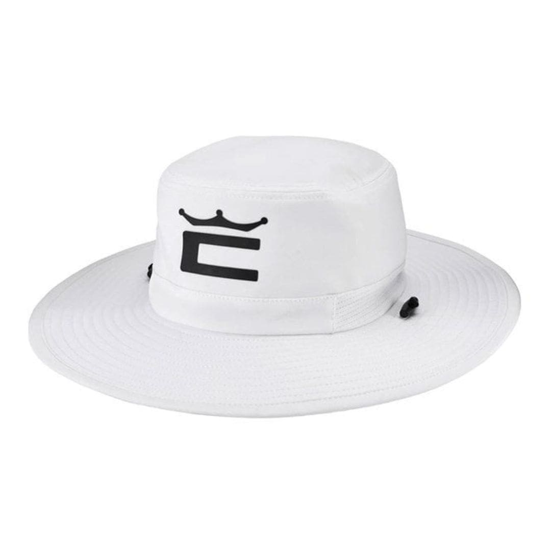 Cobra Tour Crown Aussie Bucket Hat (White & Black)