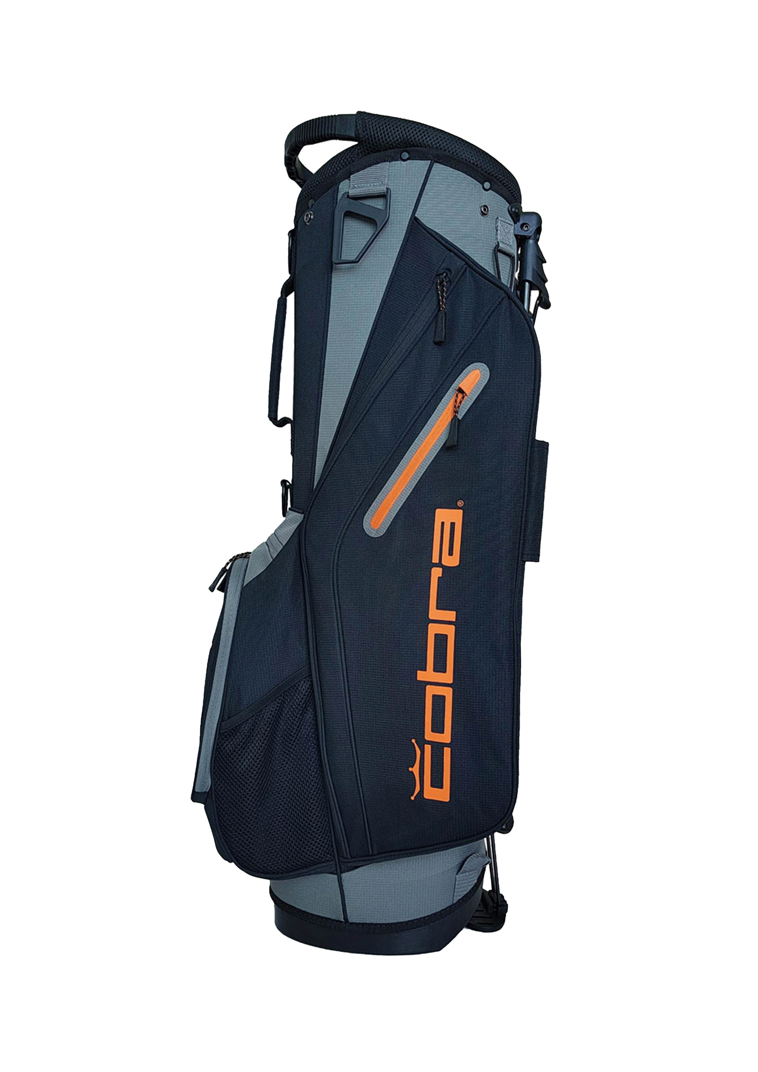 Cobra Signature Golf Stand Bag - Flourescent Orange, Castlerock & Puma Black