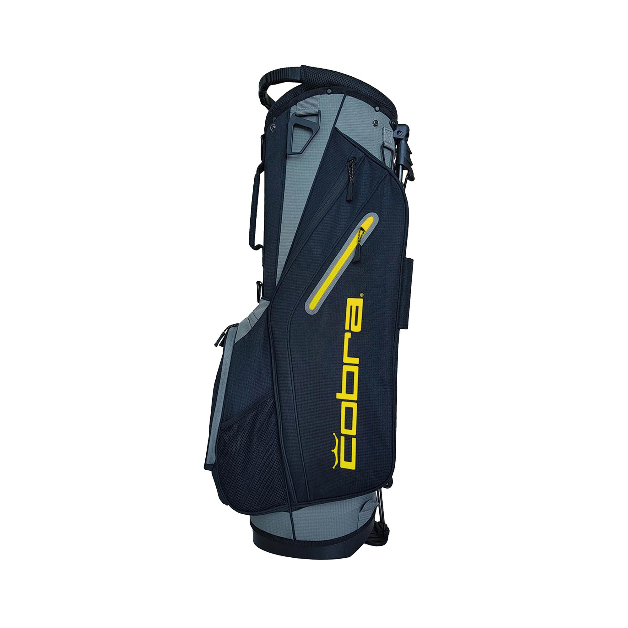 Cobra Signature Golf Stand Bag - Safety Yellow, Castlerock & Puma Black