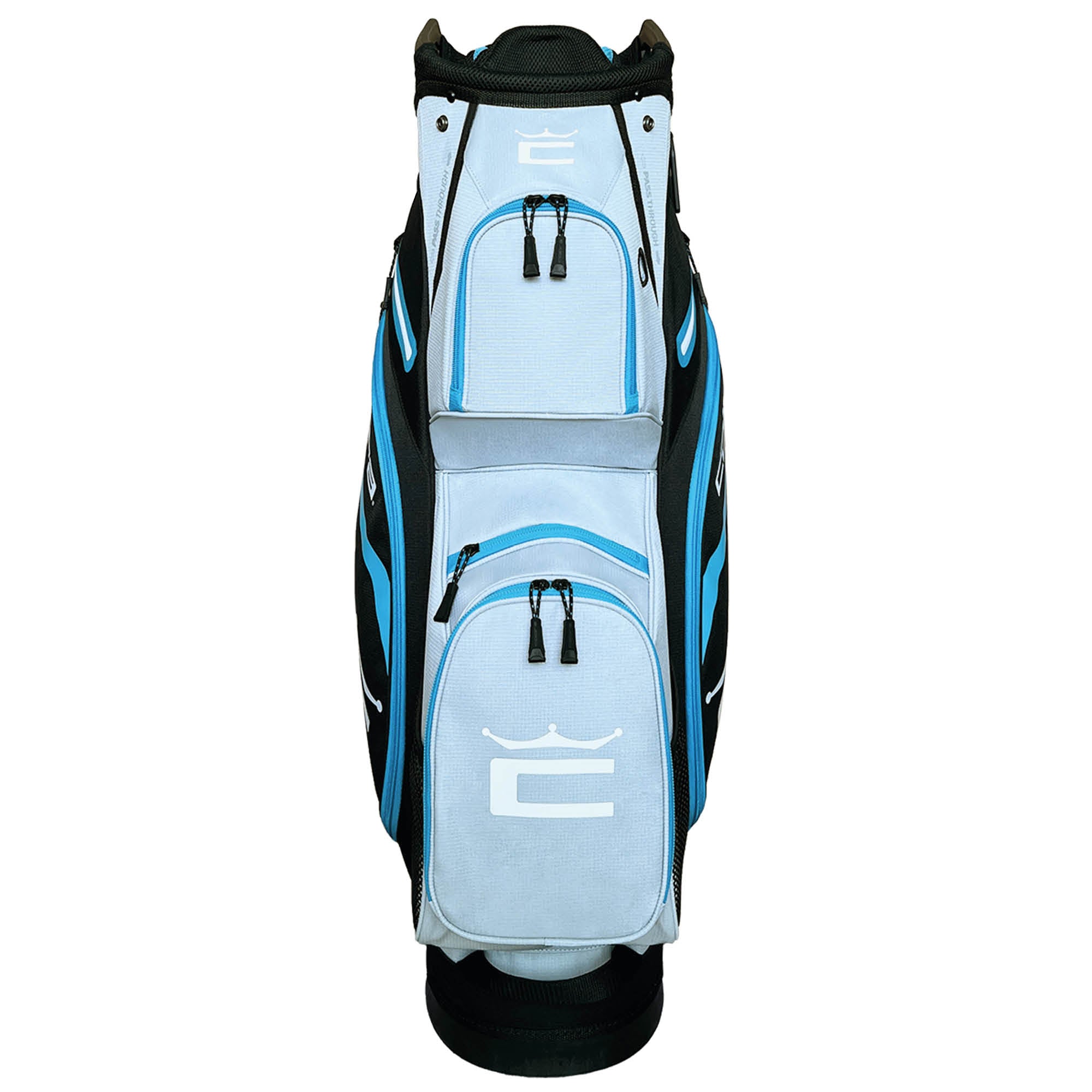 Cobra Signature Golf Cart Bag - Black, White & Vivid Blue