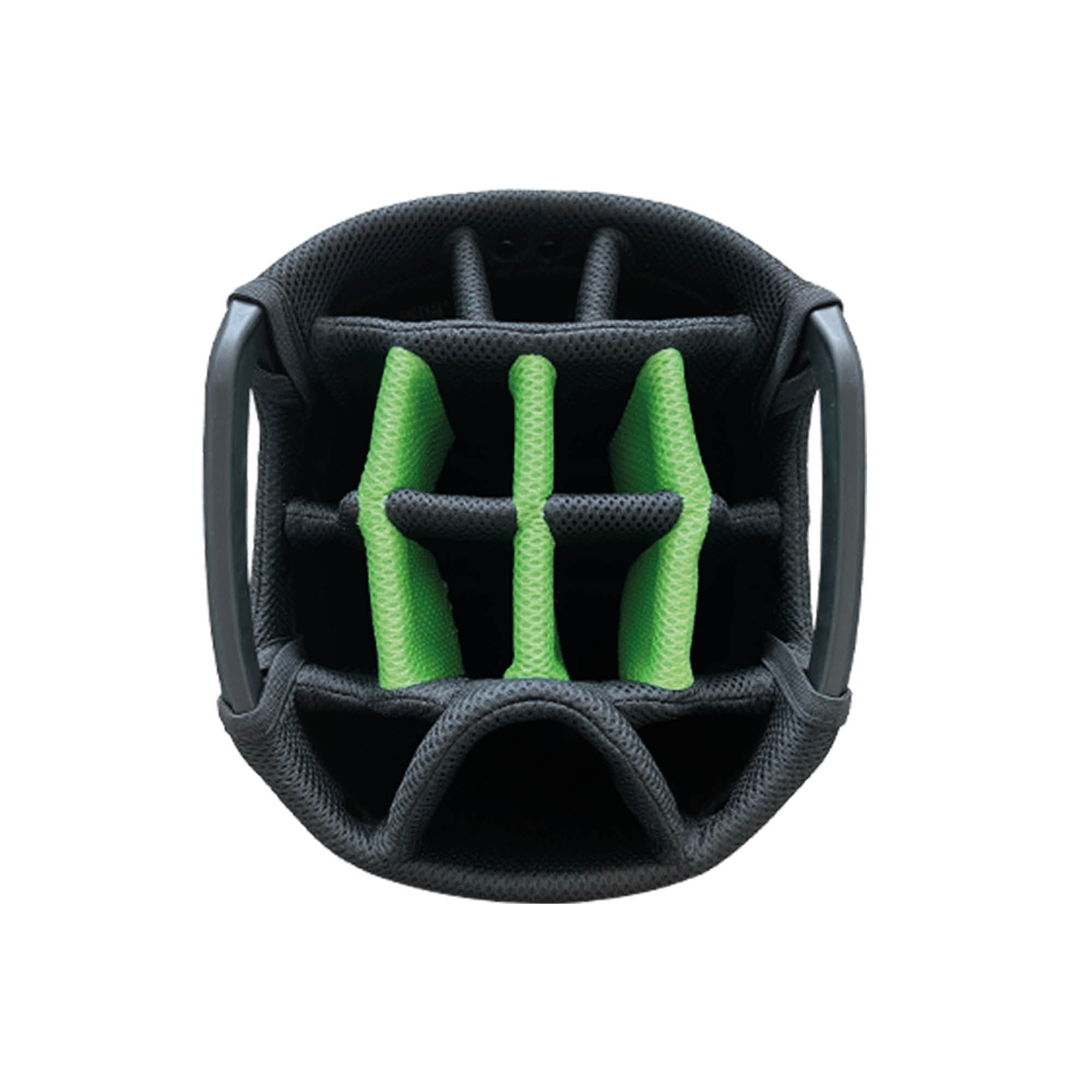 Cobra Signature Golf Cart Bag - Black, Grey & Fluorescent Green