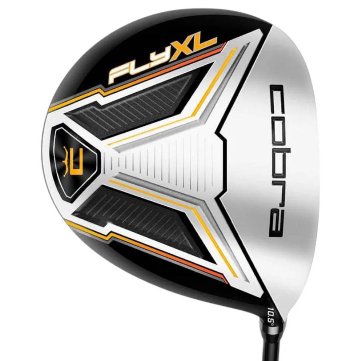 Cobra FLY XL 2 Men's Golf 10 Piece Stand Bag Package Set - Right Handed - Steel Stiff Shafts - 1 Inch Longer