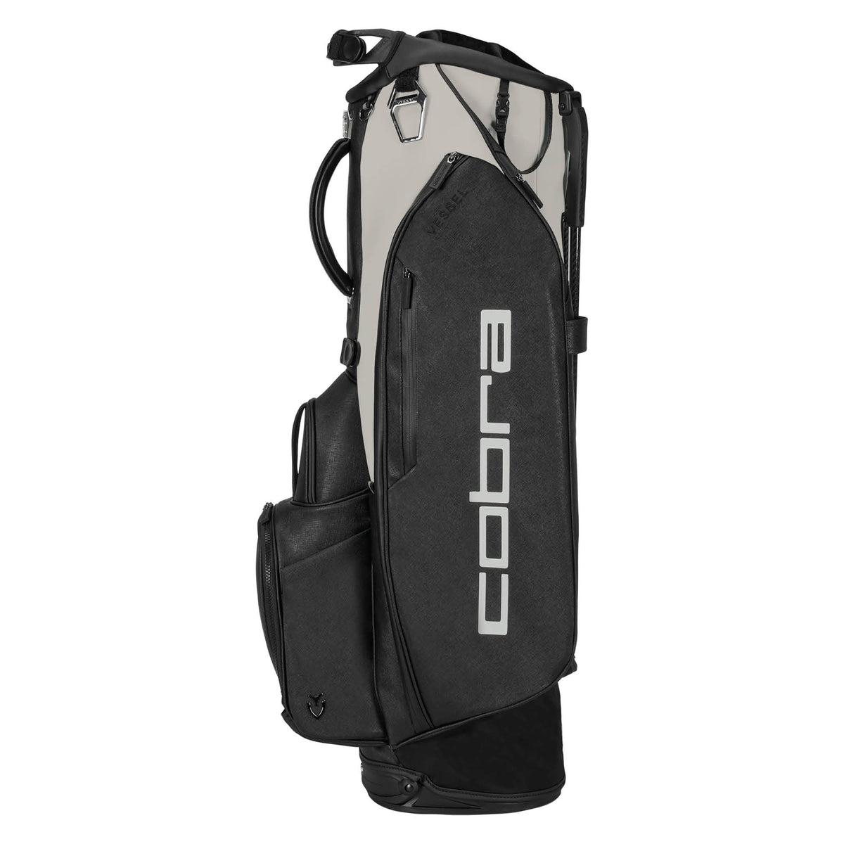 Cobra x Vessel Core Golf Tour Stand Bag - Black & Grey