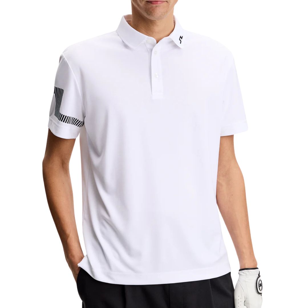 J Lindeberg Heath Polo Shirt - White