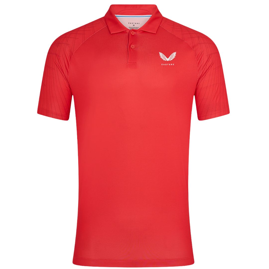 Castore Club Shoulder Graphic Golf Polo Shirt