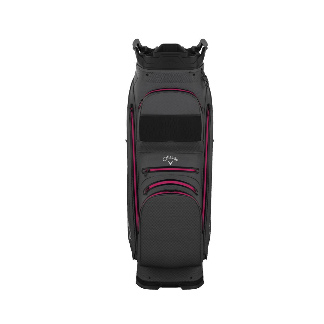 Callaway Org 14 HD Golf Cart Bag - Charcoal & Pink