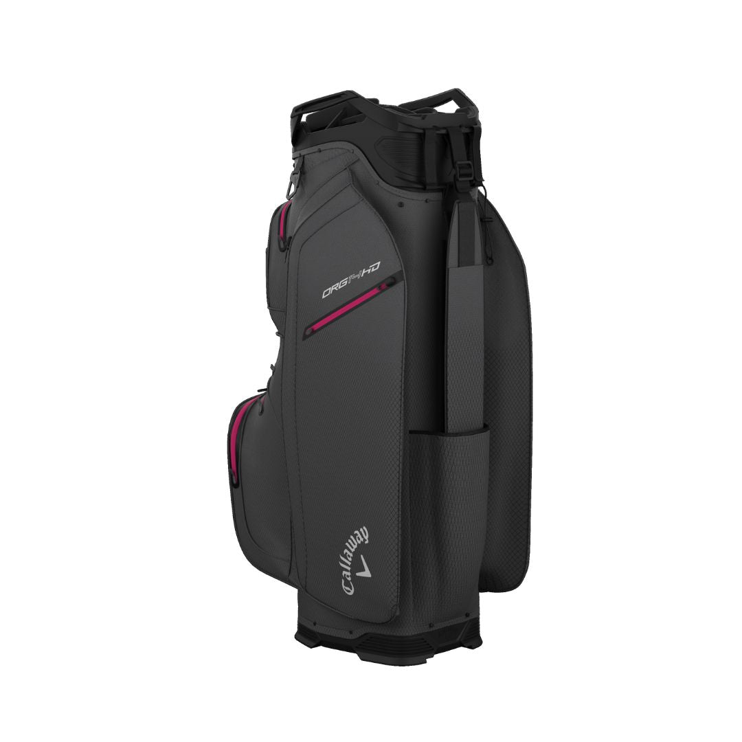 Callaway Org 14 HD Golf Cart Bag - Charcoal & Pink