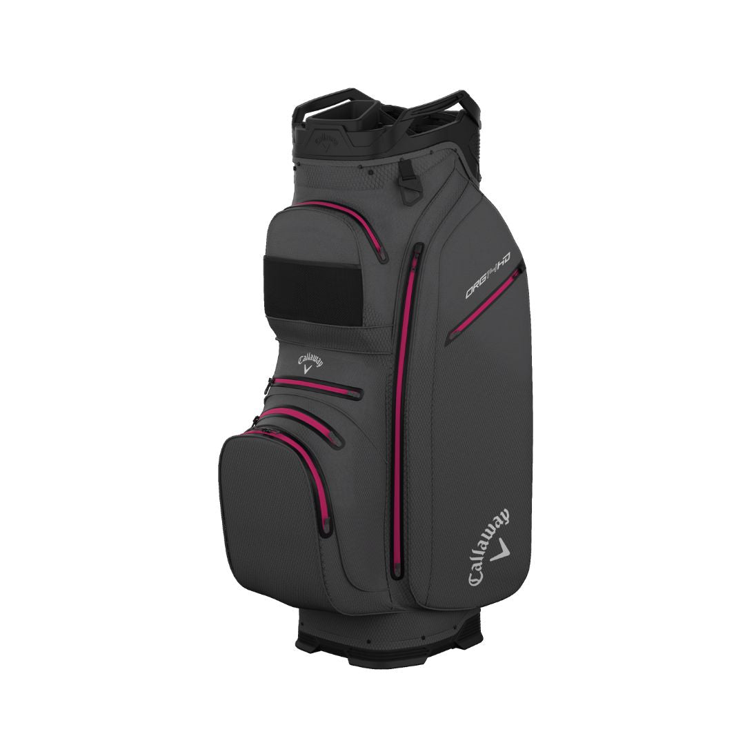 Callaway Org 14 HD Golf Cart Bag - Charcoal & Pink