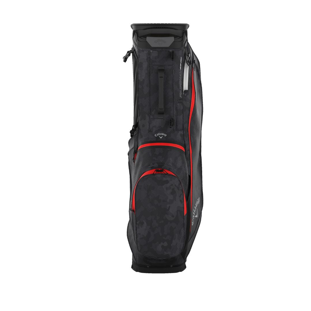 Callaway Fairway C HD Golf Stand Bag - Graphite, Desert Camo & Red