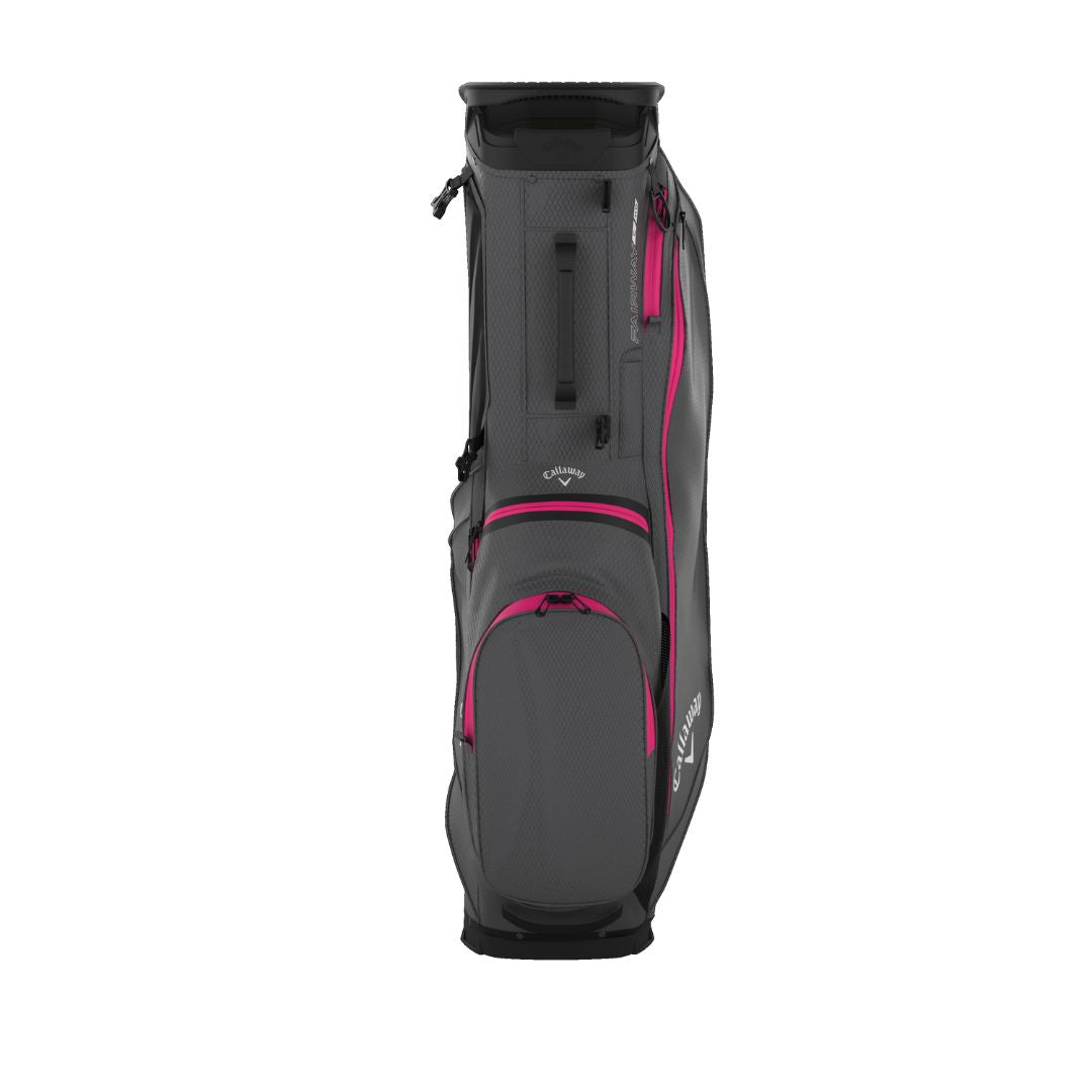 Callaway Fairway C HD Golf Stand Bag - Charcoal & Pink