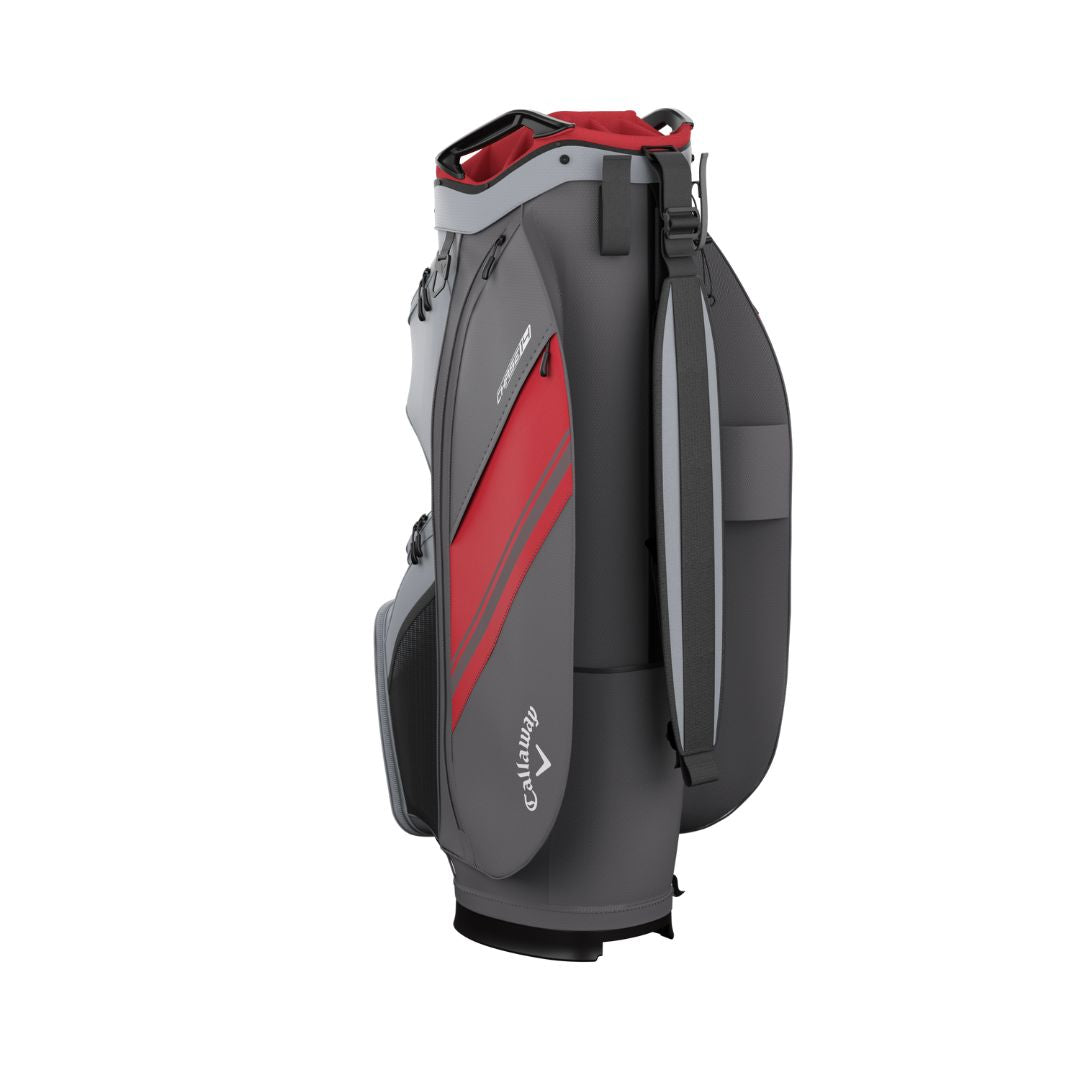 Callaway Chase 14 Golf Cart Bag - Steel, Graphite & Red
