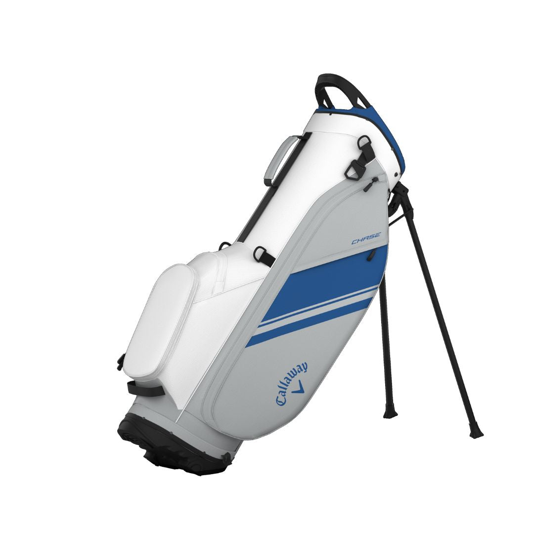 Callaway Chase Golf Stand Bag - White, Silver & Royal